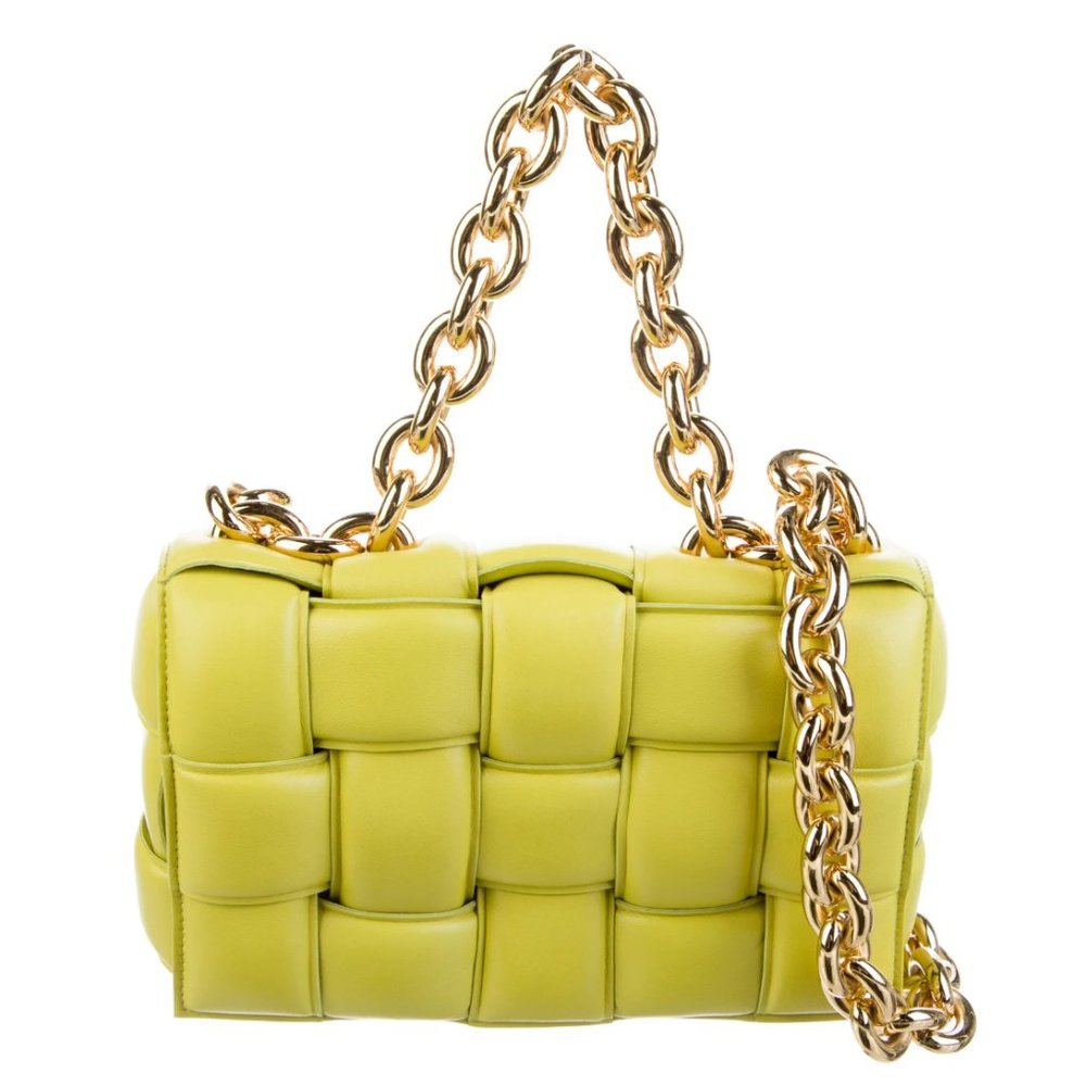 Bottega Veneta Padded Chain Cassette Crossbody Bag